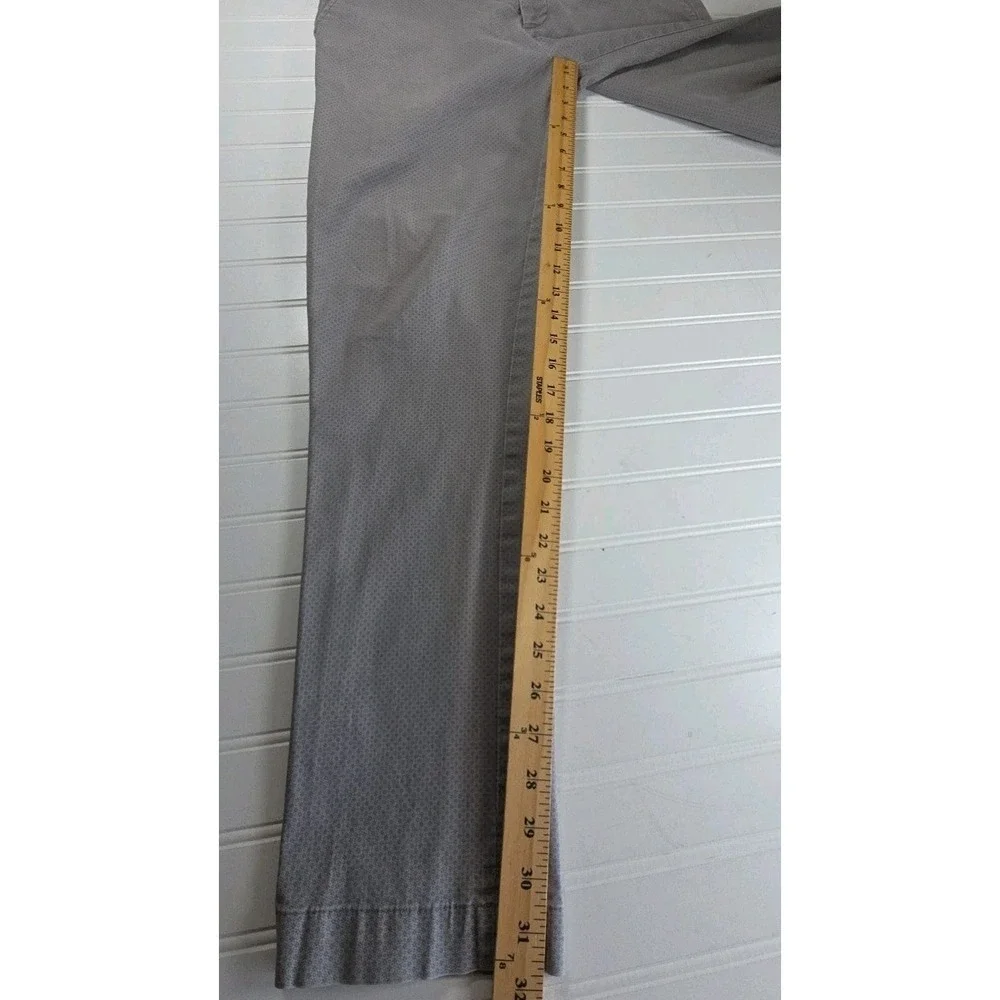 Banana Republic Men's Mason Athletic Tapered Fit Grey GEOMETRIC  Size 34X34